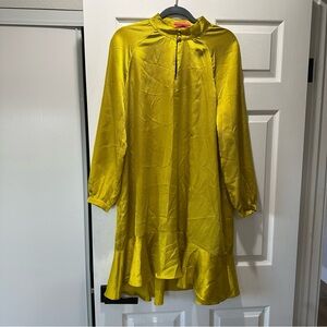 Scotch & Soda chartreuse dress